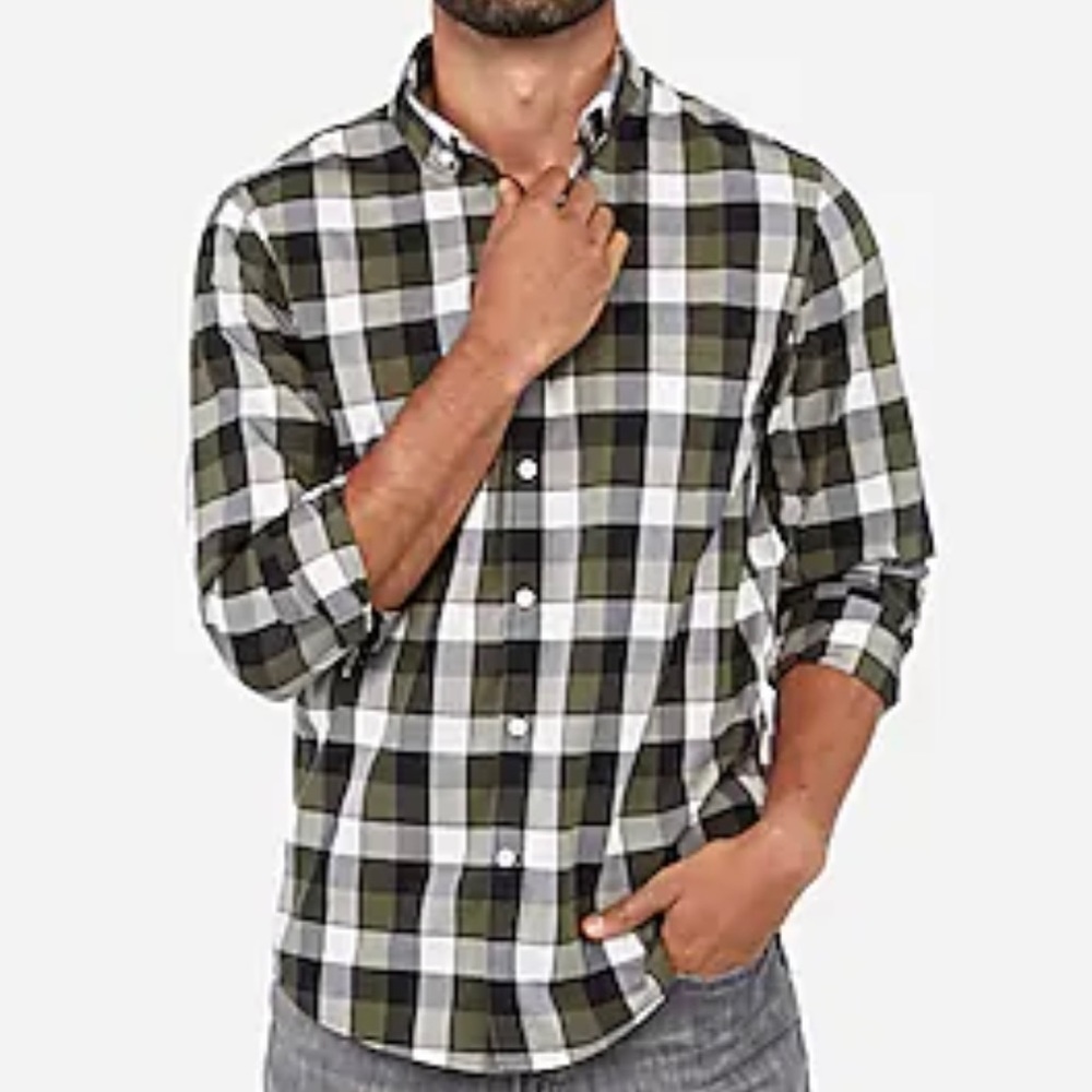 Men’s Express Button Down (L)